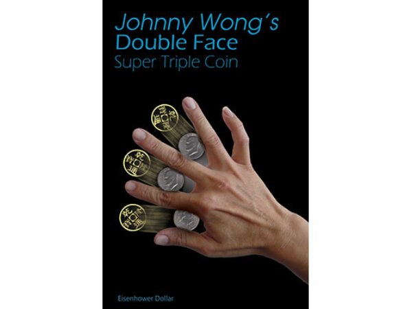 Double Face Super Triple Coin Eisenhower Dollar (with DVD) by Johnny Wong