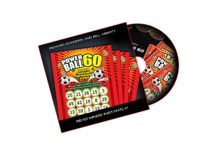 Powerball 60 (DVD, Gimmick, US Lotto) by Richard Sanders and Bill Abbott - DVD