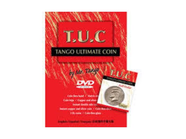 Tango Ultimate Coin (T.U.C)(D0108) Half dollar with instructional video by Tango