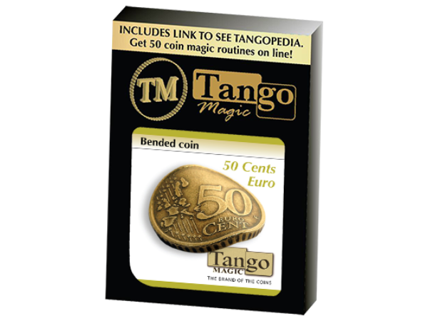 Bended Coin (50 cents Euro)(E0075) by Tango - Trick (E0075)