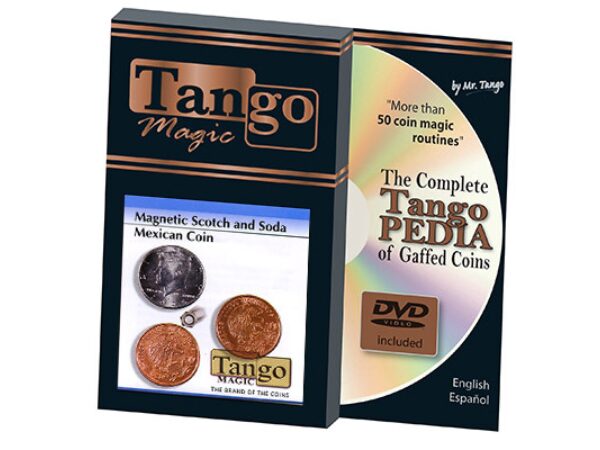 Scotch and Soda Magnetic Mexican Coin (D0052) by Tango -Trick