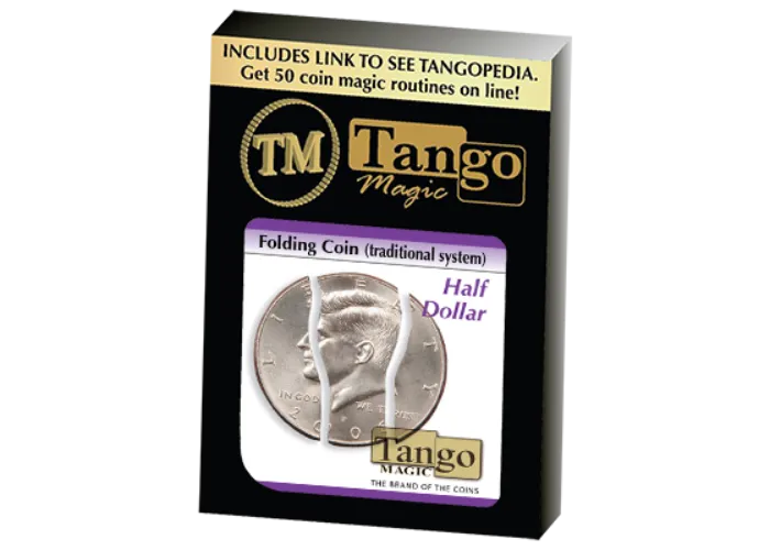 Folding Coin Half Dollar (D0020) by Tango Magic