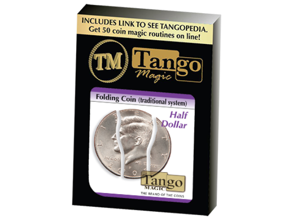 Folding Coin Half Dollar (D0020) by Tango Magic