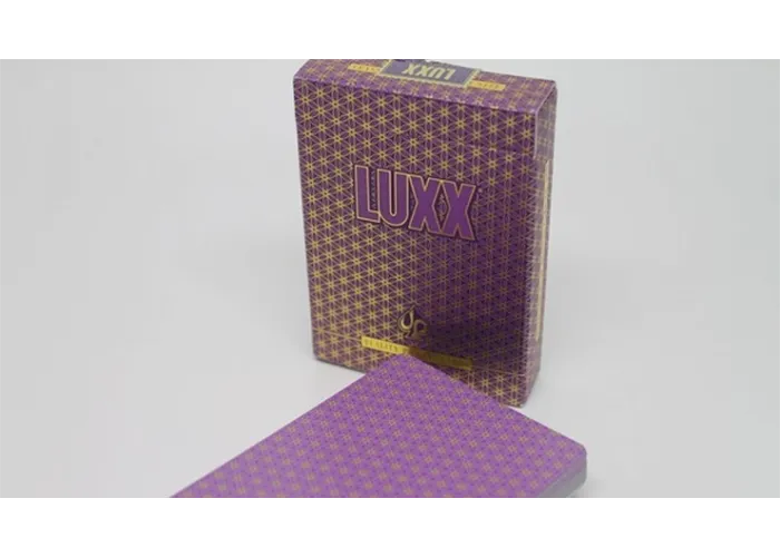 LUXX Elliptica (Purple) Playing Cards