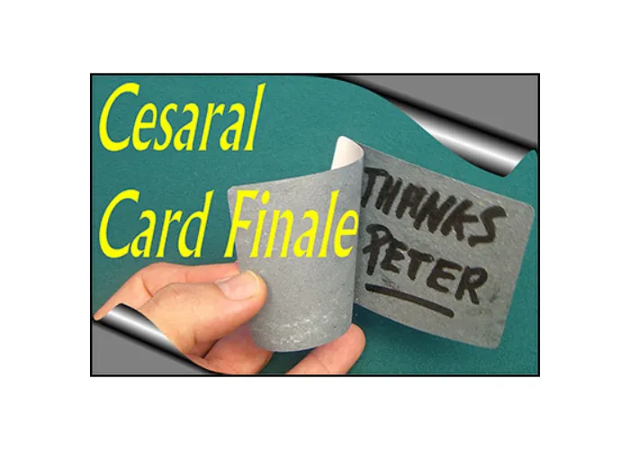 Cesaral Card Finale ( 2 Deck Red & Blue) by Cesar Alonso (Cesaral Magic) - Trick