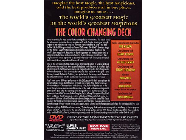 Color Changing Deck Magic (World's Greatest Magic) - DVD