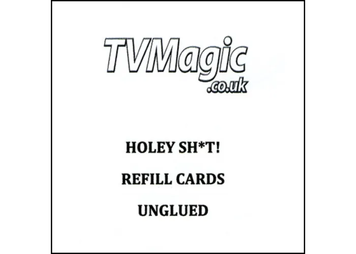 Refill Cards Holey Sh*t (NONGLUED) by Anthony Owen and Pete Firman - Trick