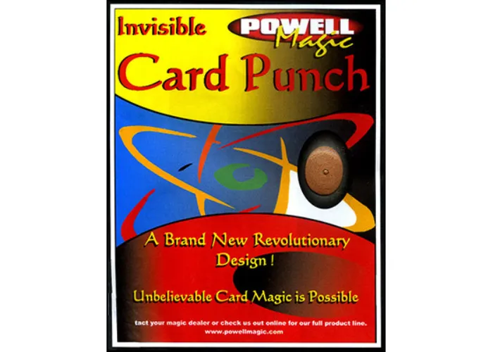 Invisible Card Punch by Dave Powell - Trick