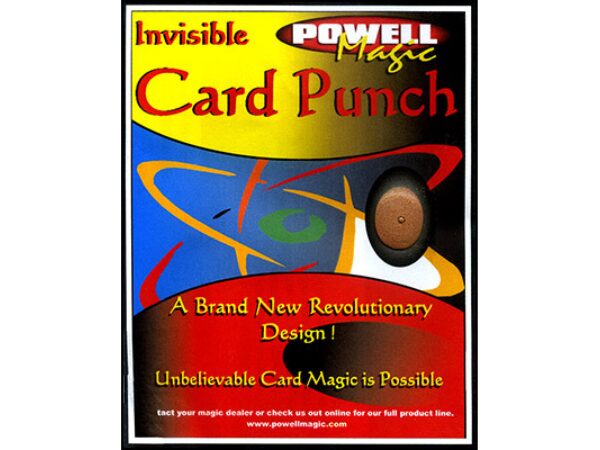 Invisible Card Punch by Dave Powell - Trick