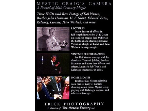 Mystic Craig's Camera (3-DVD set) - DVD