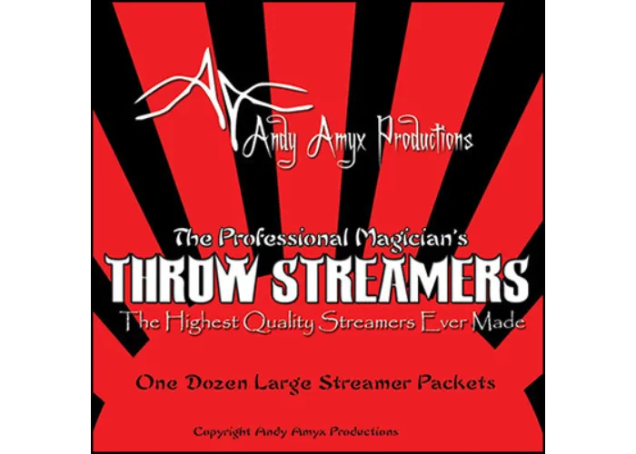 Throw Streamers by Andy Amyx( 1dozen=1 unit)- Trick