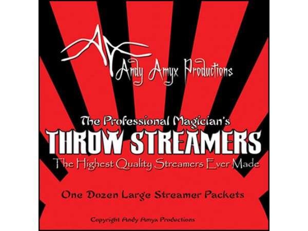 Throw Streamers by Andy Amyx( 1dozen=1 unit)- Trick