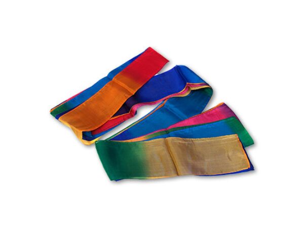 Multicolor Silk Streamer 4 inch by 50 feet by Magic by Gosh - Trick