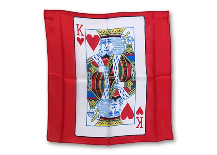 Silk 18 inch King of Hearts Card from Magic by Gosh - Trick