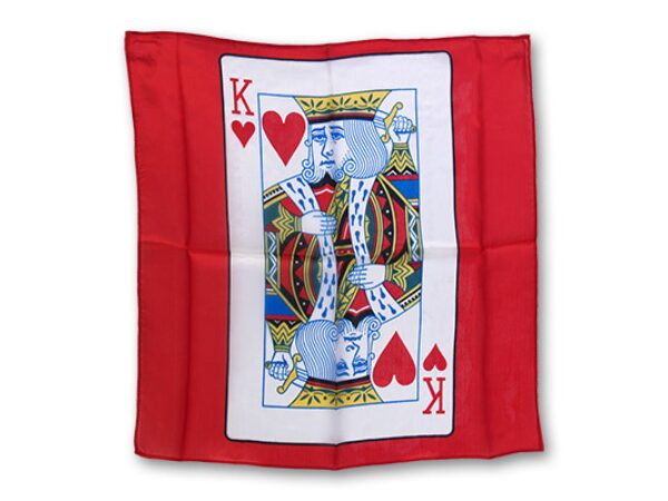 Silk 18 inch King of Hearts Card from Magic by Gosh - Trick