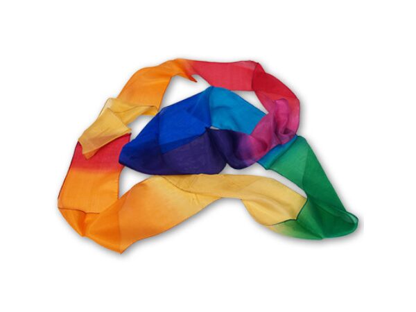 Multicolor Silk Streamer 4 inch by 9 feet from Magic by Gosh - Trick