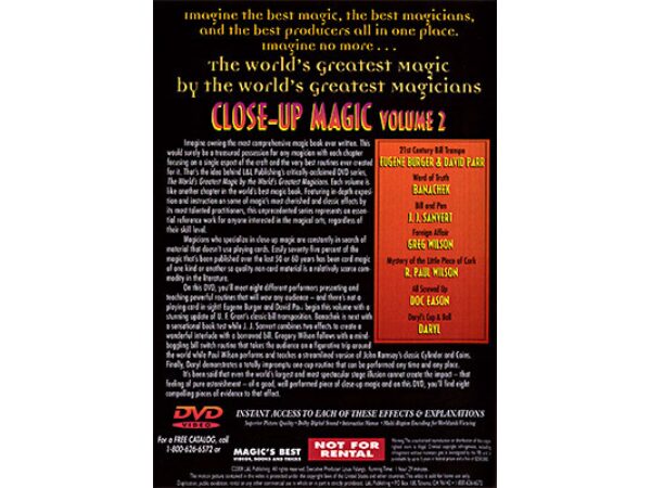 Close Up Magic #2 (World's Greatest Magic) - DVD