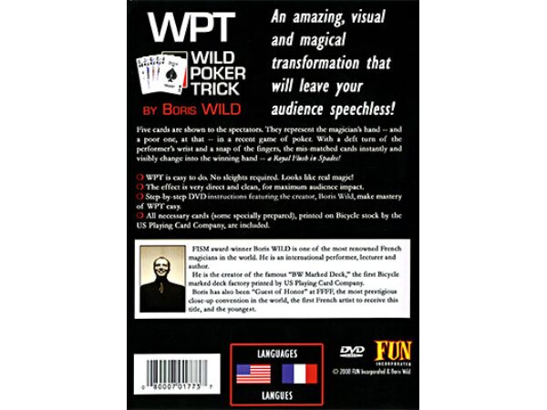 Wild Poker Trick (WPT) by Boris Wild - Trick