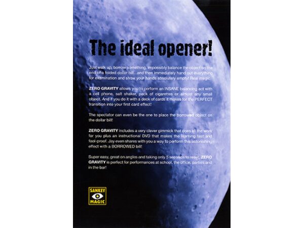 Zero Gravity (Gimmick and DVD) by Jay Sankey - Trick