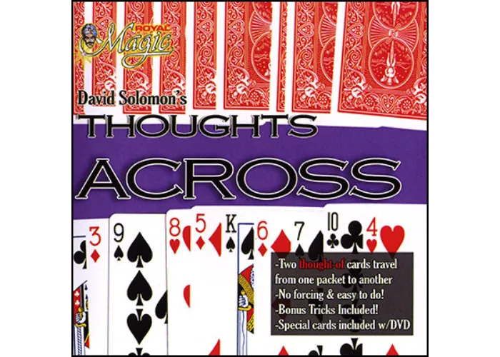 Thoughts Across  (Cards and DVD) by David Solomon - Trick