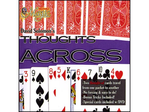 Thoughts Across  (Cards and DVD) by David Solomon - Trick