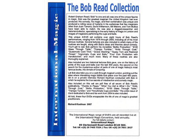 Bob Read Collection (4 DVD Set) - DVD