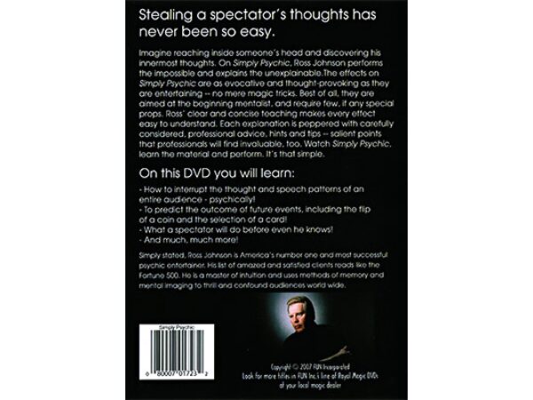 Simply Psychic by Ross Johnson - DVD