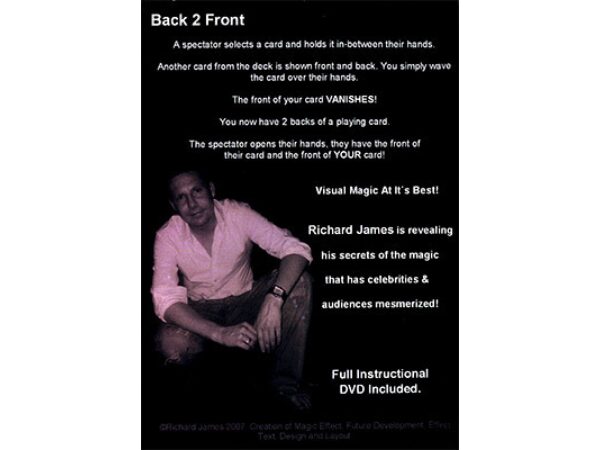 Back 2 Front (With DVD) by Richard James - Trick