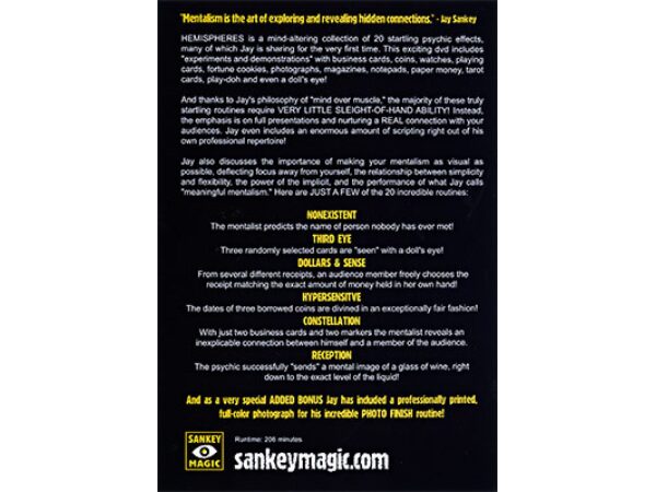 Hemispheres by Jay Sankey - DVD
