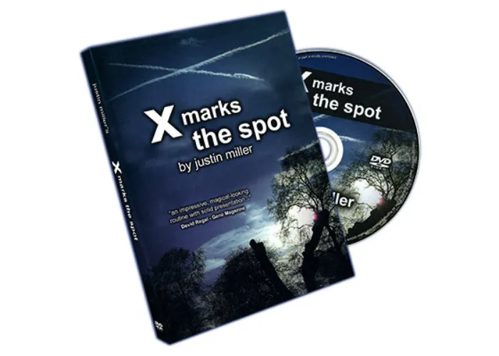 X Marks The Spot (With Cards) by Justin Miller - DVD