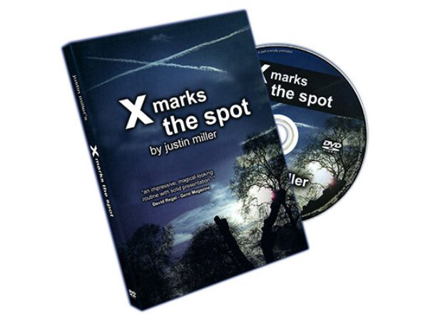 X Marks The Spot (With Cards) by Justin Miller - DVD