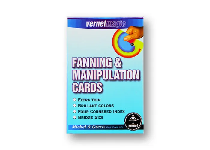 Fanning & Manipulation cards (4 color) Vernet - Trick
