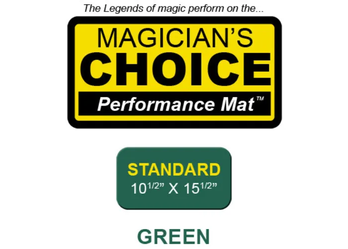 Standard Close-Up Mat (GREEN - 10.5x15.5) by Ronjo  - Trick