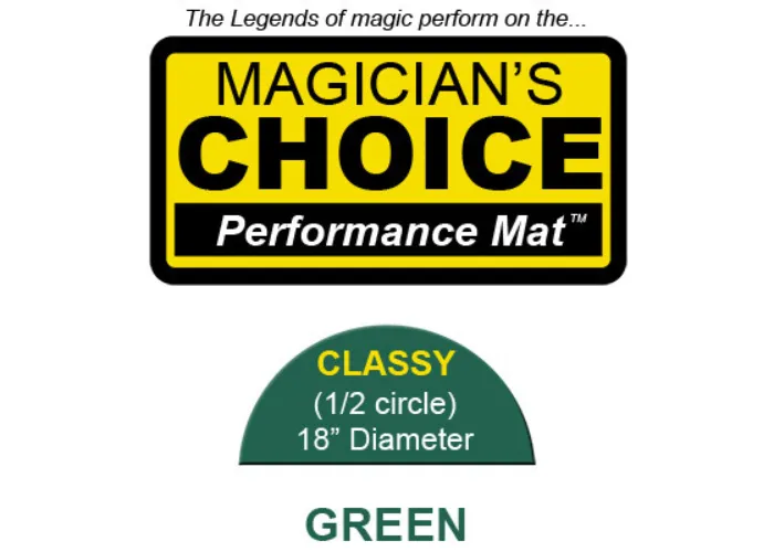 Classy Close-Up Mat (GREEN - 18 inch) by Ronjo - Trick