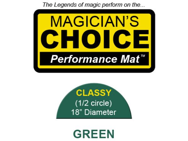 Classy Close-Up Mat (GREEN - 18 inch) by Ronjo - Trick