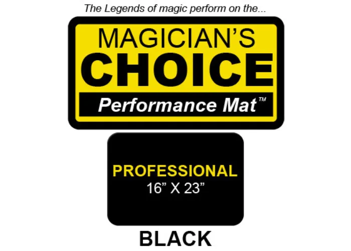 Professional Close-Up Mat (BLACK - 16x23) by Ronjo - Trick