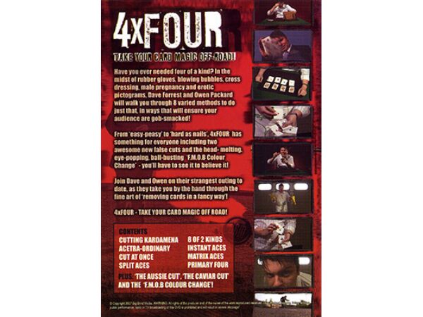 4 X Four by Dave Forrest & Big Blind Media - DVD