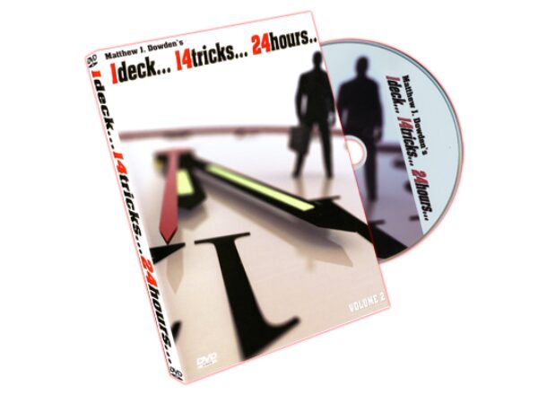 1 Deck 14 Tricks 24 Hours Volume 2 by Matthew J. Dowden & RSVP - DVD