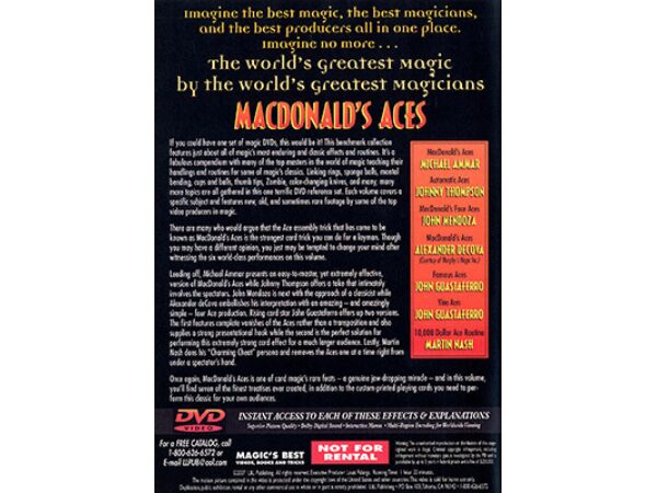 MacDonald's Aces (World's Greatest Magic) - DVD