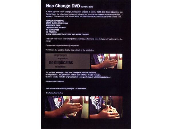 Neo Change by Daryl Sato- DVD