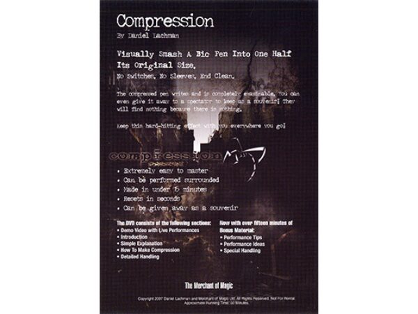 Compression by Daniel Lachman - DVD