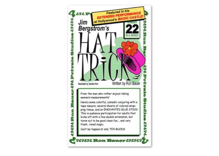 Jim Bergstrom's Hat Trick #22 by Ron Bauer - Book