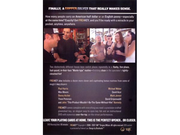 FreaKey (DVD And Props) by Gregory Wilson - Trick