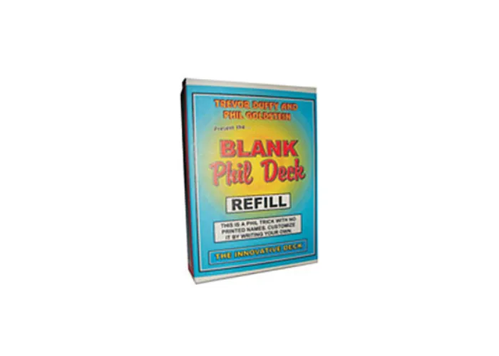 Refill for Blank Phil Deck  by Trevor Duffy - Tricks