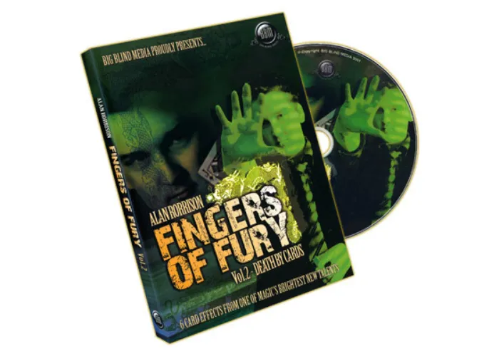 Fingers of Fury Vol.2 (Death By Cards) by Alan Rorrison & Big Blind Media - DVD