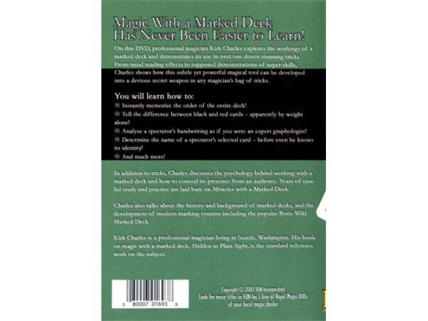 Miracles With A Marked Deck by Kirk Charles - DVD