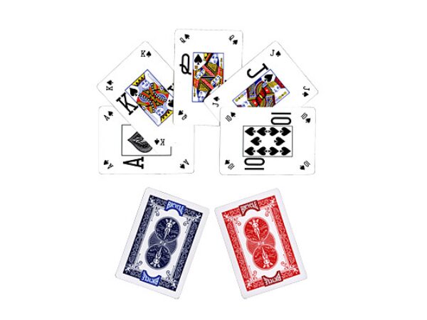 Cards Bicycle Pro Poker Peek - 6 PACK (Mixed) USPCC