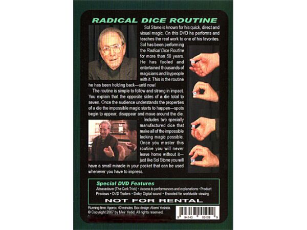 Radical Dice Routine (With Dice) by Sol Stone - DVD
