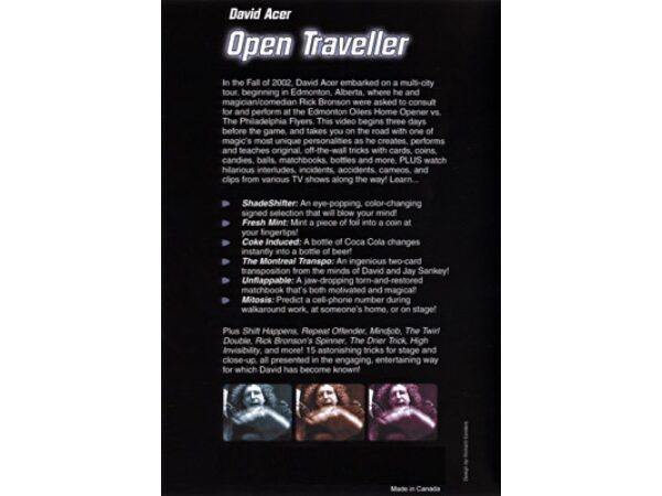 Open Traveller by David Acer - DVD