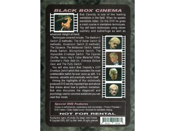 Black Box Cinema by Bob Cassidy - DVD